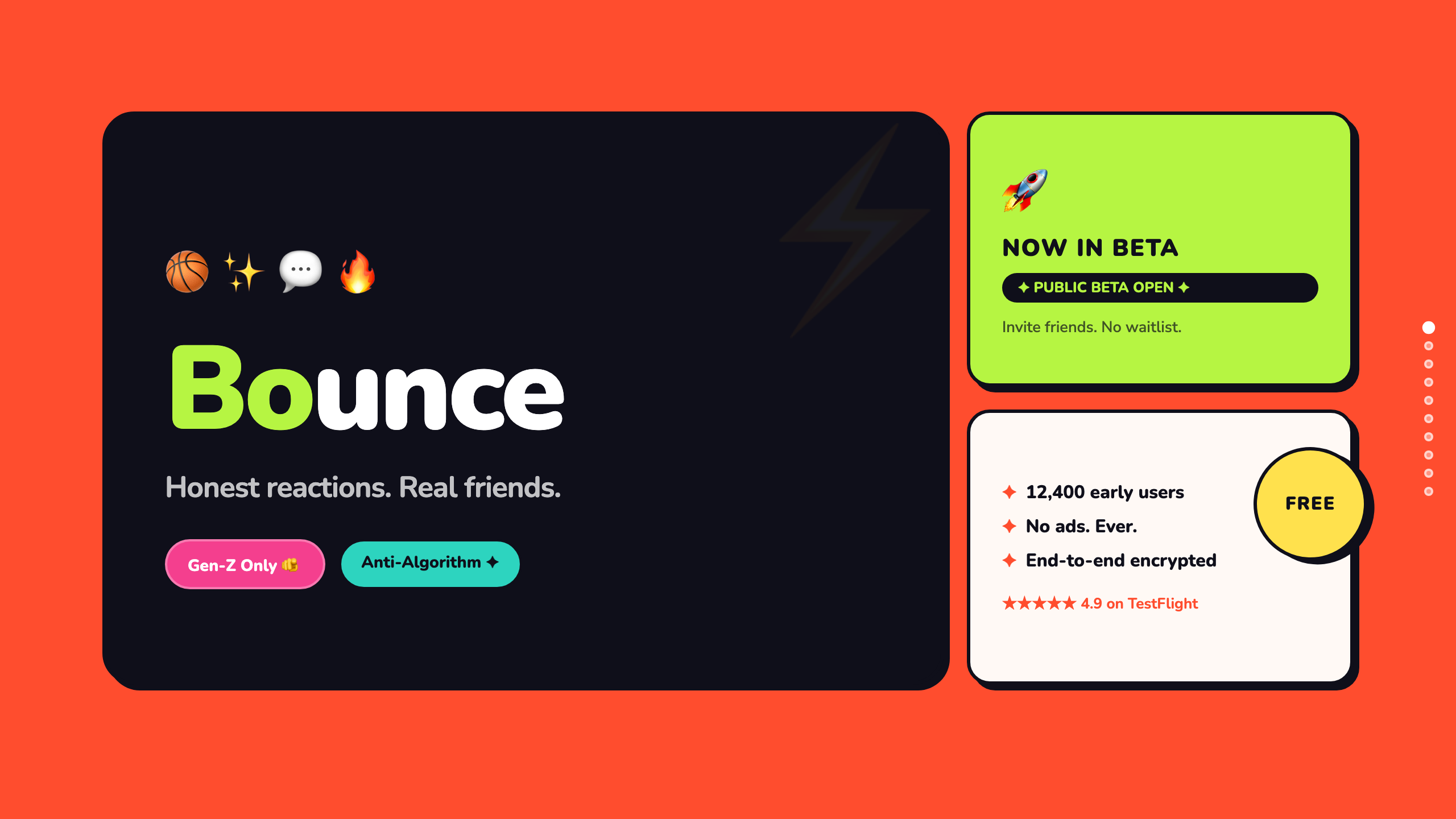 Bounce title layout